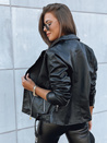 Damen Lederjacke VOGUE GLAM schwarz Dstreet TY3898