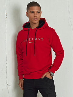 Herren Sweatshirt mit Aufdruck Farbe Rot DSTREET BX5681_1