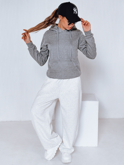 Damen Kapuzenpullover BASIC Anthrazit BY0172