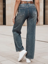 Damen Jeanshose mit weitem Bein blau Dstreet UY2788