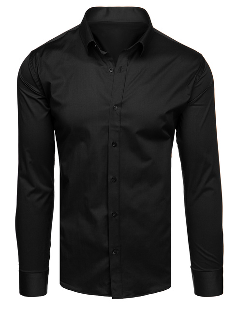 Herrenhemd smart schwarz Dstreet DX2599