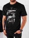 Herren T-shirt mit Aufdruck Farbe Schwarz DSTREET RX5430