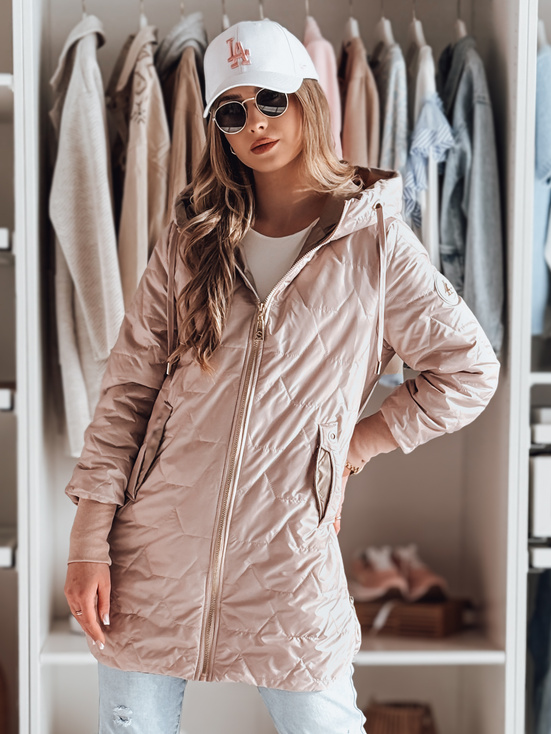 Gesteppte Damen-Übergangsjacke LIVIANA rosa Dstreet TY4806