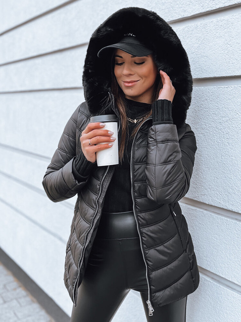 Damen Winterjacke LUNA Farbe Schwarz DSTREET TY3972