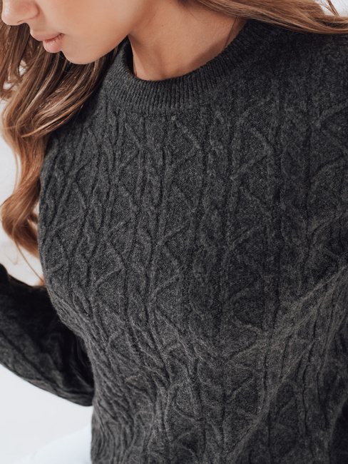 BRAVINA Damen Pullover dunkelgrau Dstreet MY2526