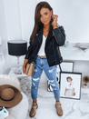 Damen Kunstlederjacke VIBE Schwarz Dstreet TY2843
