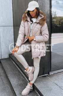 Damen Winterjacke SILVER Farbe Beige DSTREET TY3812