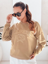 Damen Oversize Sweatshirt CALIFORNIA DREAM Farbe Beige DSTREET BY1194