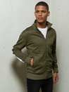 Herren Sweatshirt mit Reißverschluss Farbe Grün DSTREET BX5561