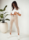 Damen Jogginghose KAROT Farbe Beige DSTREET UY1811