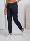 Damen Mom Fit Jeans navy blueDstreet UY2781