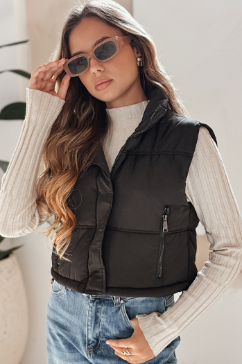 Damen Steppweste schwarz Dstreet TY5197