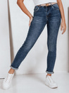  Skinny Jeans mit hoher Taille für Frauen blau Dstreet UY2798