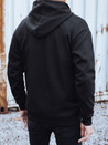 Herren bedrucktes isoliertes Sweatshirt schwarz Dstreet BX5927