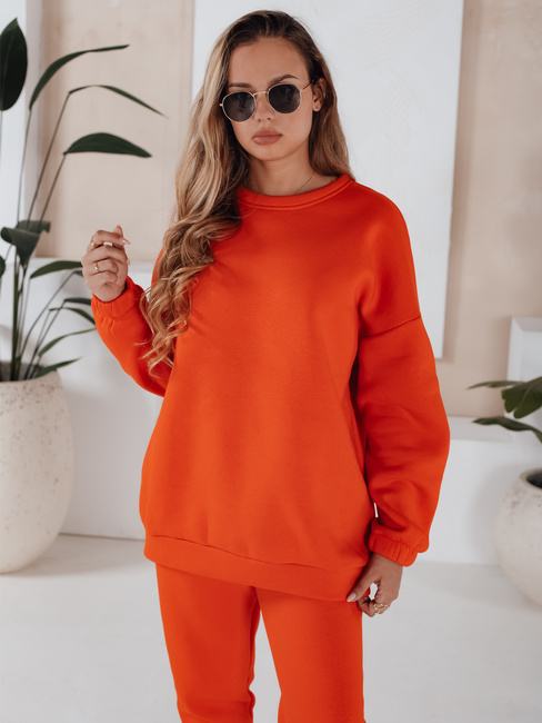 Damen Trainingsanzug Set ARIELLA PREMIUM Orange Dstreet AY0724