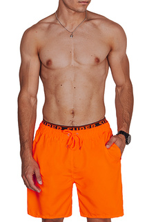 Orangefarbene Herren-Shorts Dstreet SX2422