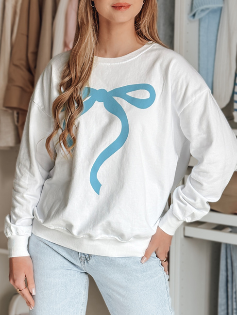 Damen Sweatshirt in Übergröße SOFTTIE weiß Dstreet BY1376