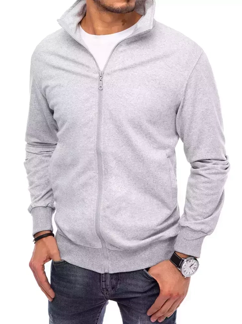 Herren Sweatshirt Zip Hellgrau Dstreet BX5085