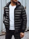 Herren Steppjacke mit Kapuze schwarz Dstreet TX4764