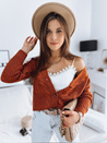 Damen Strickjacke DESTANY Farbe Camel DSTREET MY1735