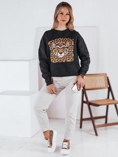 Damen Einheitsgröße CHEETAHART Sweatshirt graphit Dstreet BY1352_2