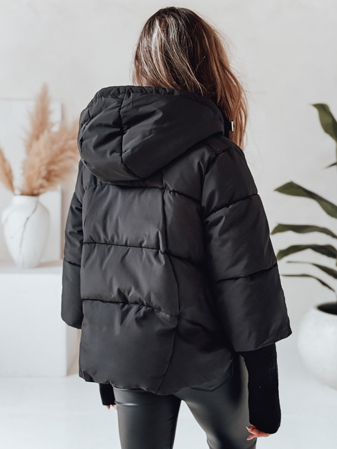 MISSLAYER Damen Winterjacke mit Kapuze schwarz Dstreet TY5034