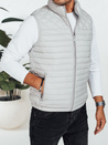 Herren Steppweste hellgrau Dstreet TX5078