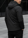 Herren Winterjacke mit Kapuze schwarz Dstreet TX5119