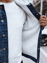 Isolierte Herren-Jeansjacke dunkelblau Dstreet TX4729