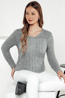 LAVIRTA Damen Pullover hellgrau Dstreet MY2385