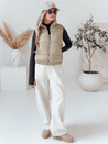 Damen Steppweste URBANELLE beige Dstreet TY4973