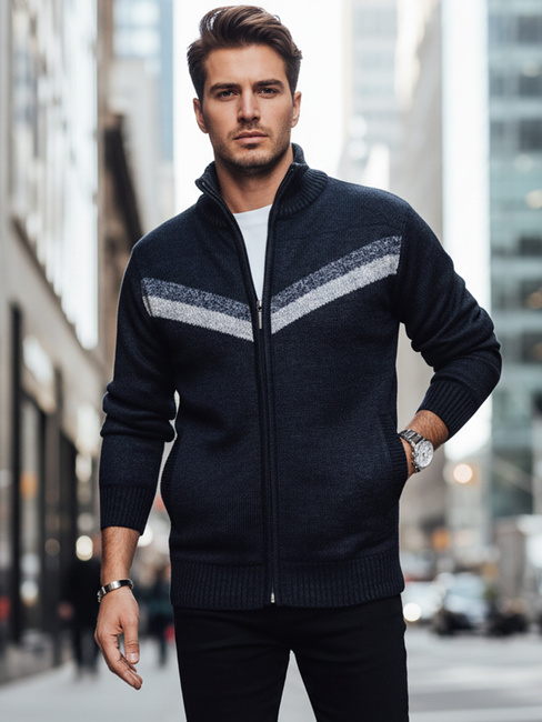 Herren Pullover ohne Knöpfe navy blau Dstreet WX2259z