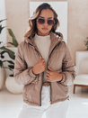 Damen Steppjacke mit Kapuze ARON camel Dstreet TY4398