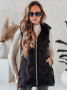 Damen Steppweste mit Kapuze schwarz Dstreet TY5105