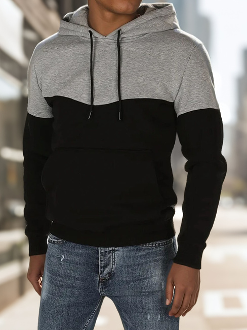 Herren Basic Hoodie hellgrau Dstreet BX5875