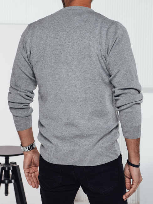 Grauer Pullover für Männer Dstreet WX2278