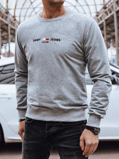 Herren Basic Sweatshirt Farbe Grau DSTREET BX5734