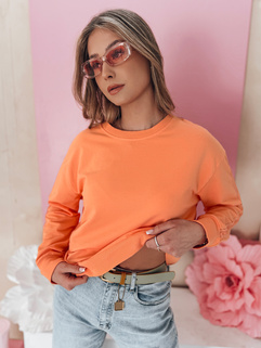 Damen Einheitsgröße LUMIVIA Sweatshirt orange Dstreet BY1373_4