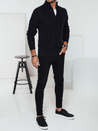 Herren Pullover mit breitem Kragen schwarz Dstreet WX2265