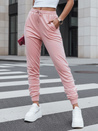 Damen Jogginghose Velours rosa Dstreet UY2837