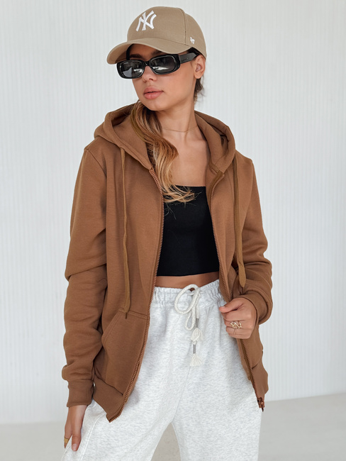 Damen VICTORIA Sweatshirt braun BY1396