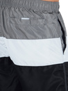 Graue und weiße Badeshorts für Männer Dstreet SX2519
