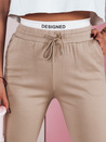 Damen Slim Fit Jogginghose SPORTIVO beige Dstreet UY2399