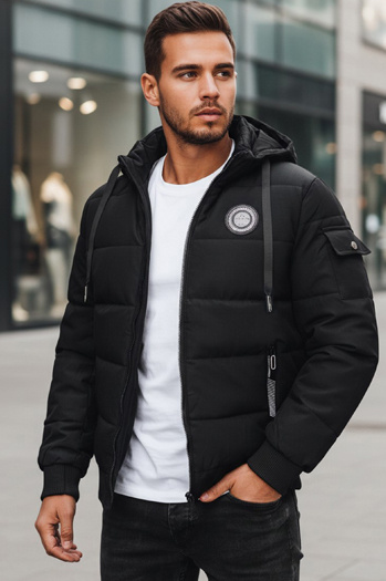 Herren Steppjacke Farbe Schwarz DSTREET TX4638z