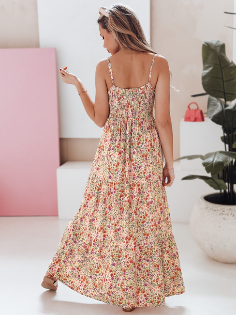 FLORALUSH Maxikleid mit Blumenmuster in Rot und Lila von Dstreet EY2637
