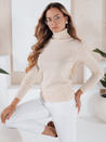 Damen-Rollkragenpullover VANORIA creme Dstreet MY2487