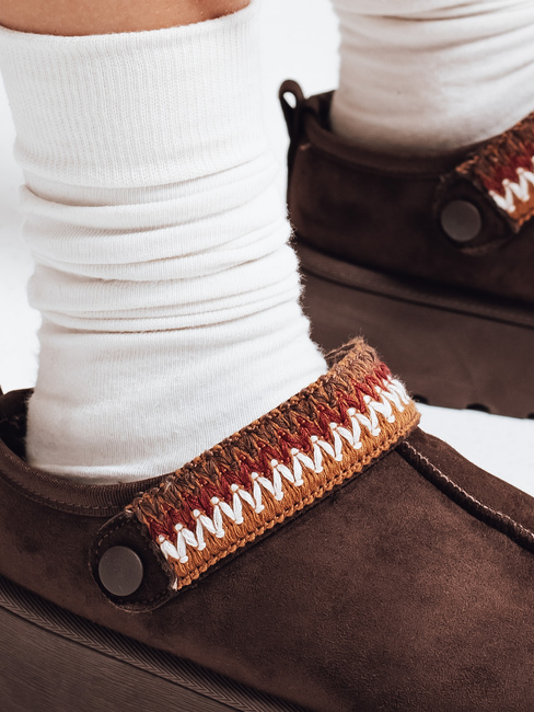 Damen Wildleder Braun Schneestiefel Dstreet ZY1178