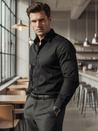 Herrenhemd smart schwarz Dstreet DX2599
