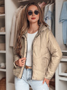 Damen Übergangs-Steppjacke mit Kapuze NIVESSO beige Dstreet TY4858_1