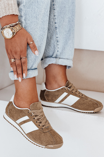 Damen beige Turnschuhe Dstreet ZY1048